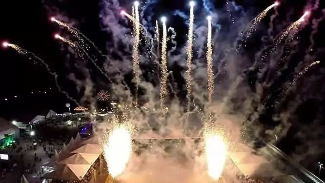 Imagens Aéreas Cia de Rodeio Falcão